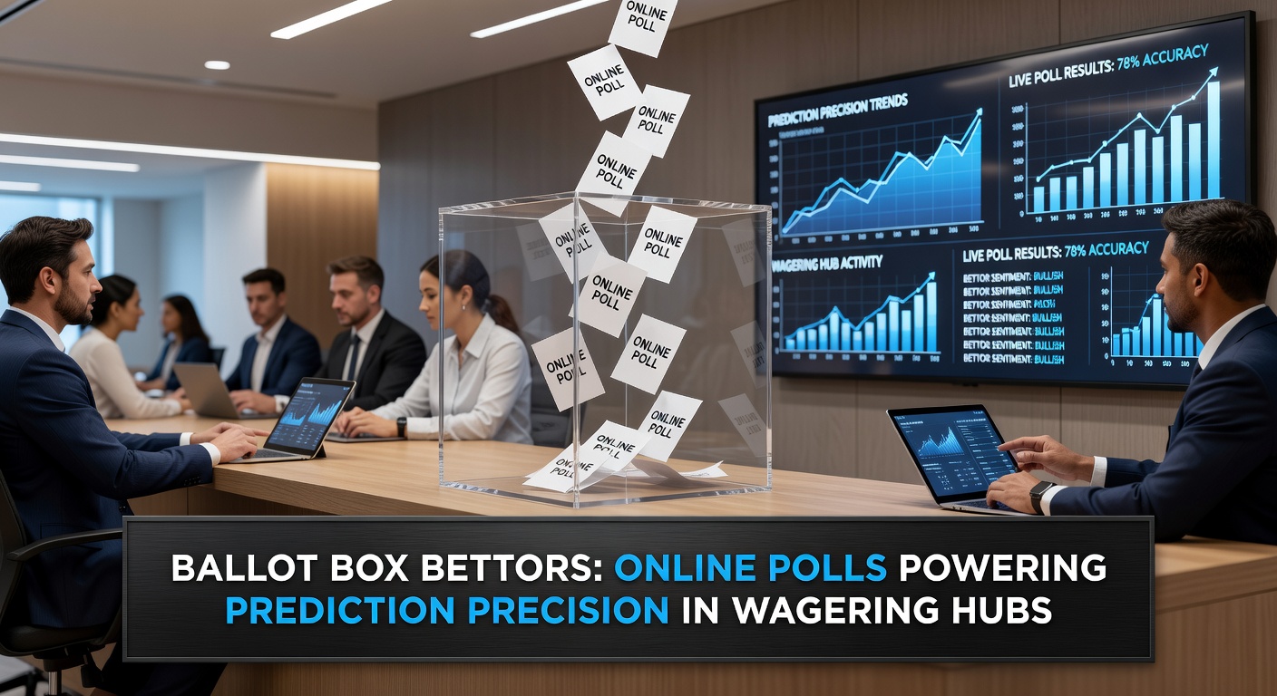 Online betting community displaying a live poll on upcoming race outcomes with voters selecting favorites