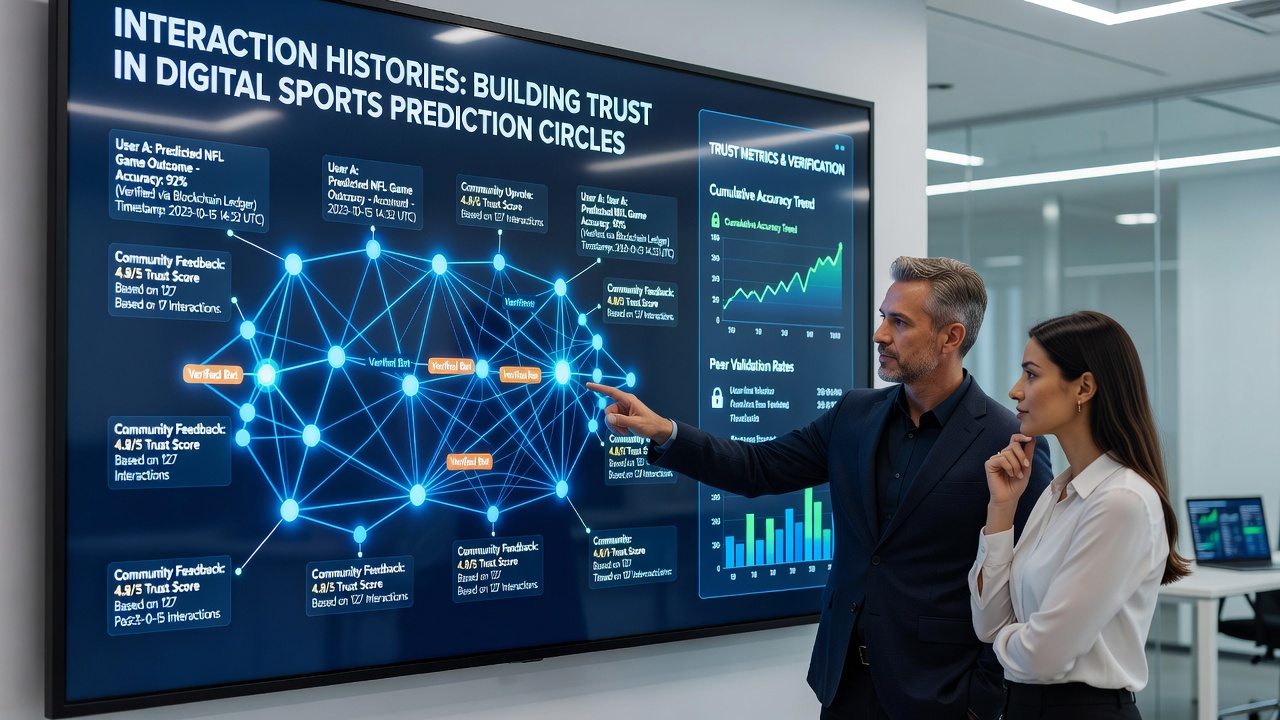 Detailed view of user profile timelines highlighting verified prediction records and community endorsements in sports forecasting apps