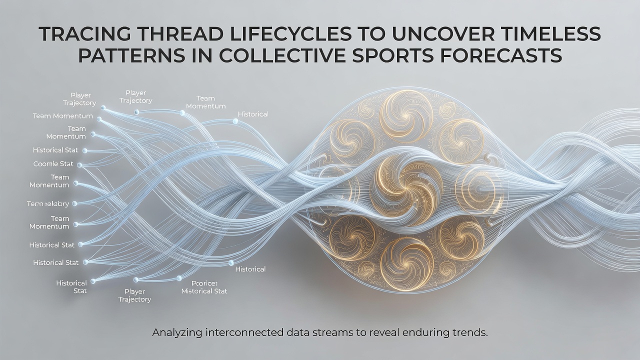Visual representation of forum thread evolution showing initial post, replies, and outcome tracking in sports prediction communities